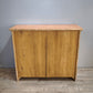 91350 Credenzina arancione in legno