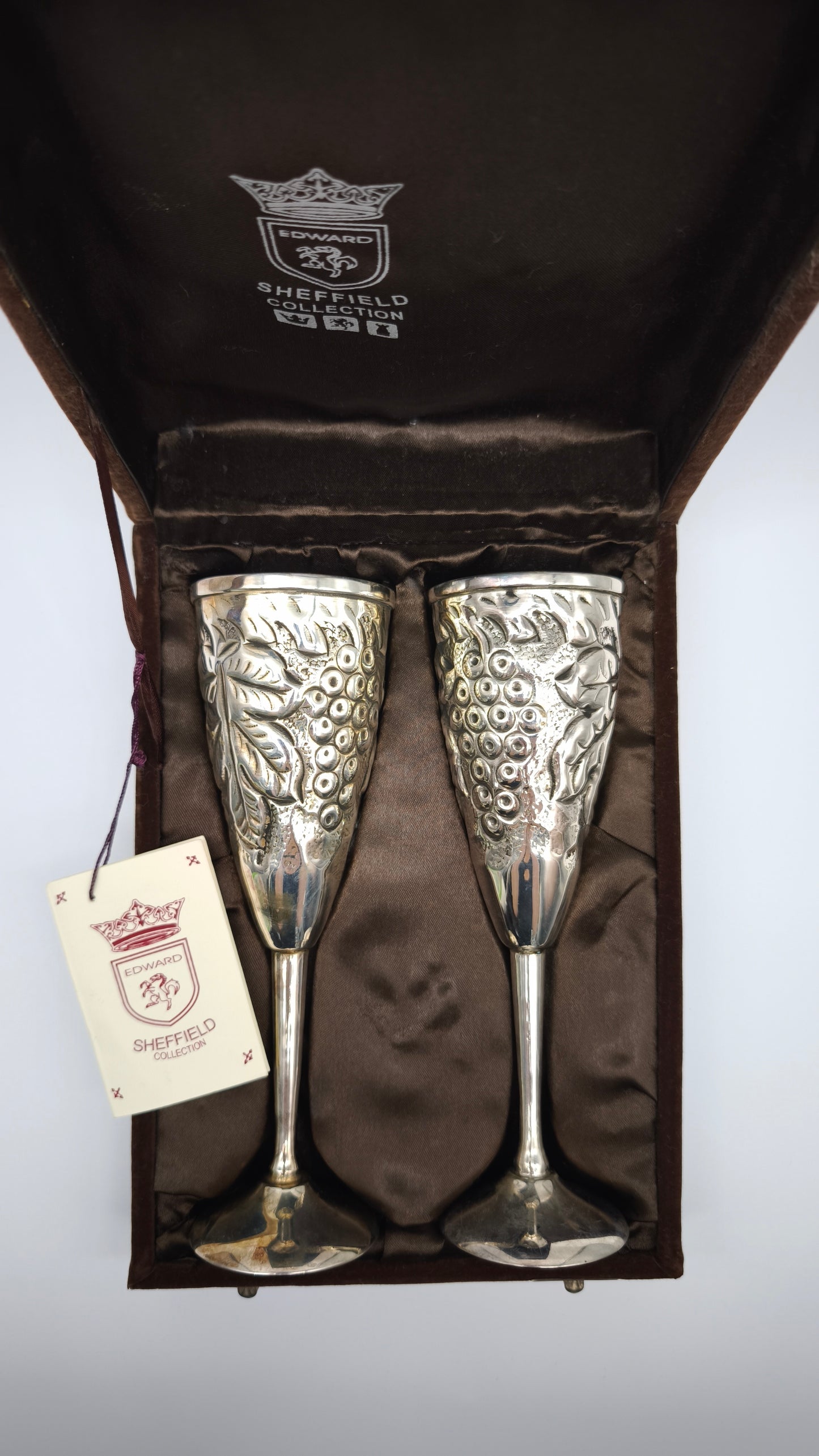 91023 Coppia di calici Edward Sheffield Collection