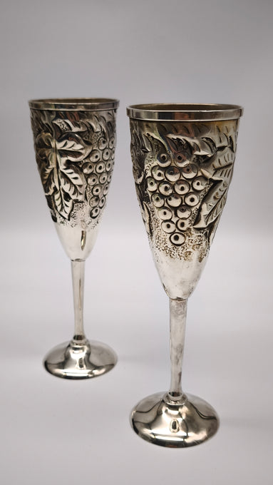 91023 Coppia di calici Edward Sheffield Collection