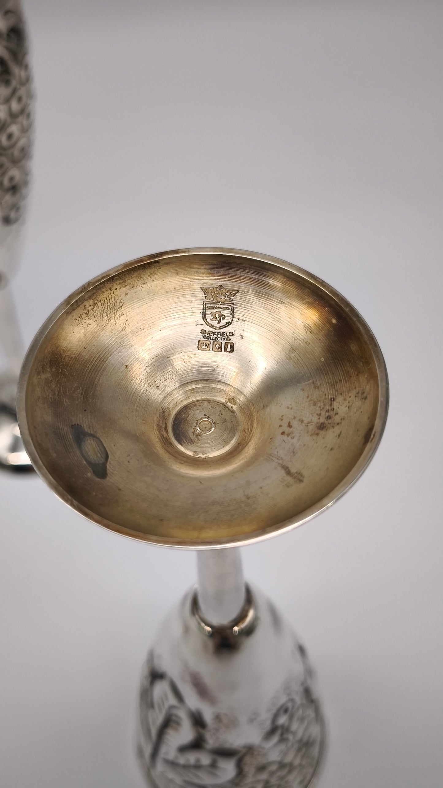 91023 Coppia di calici Edward Sheffield Collection