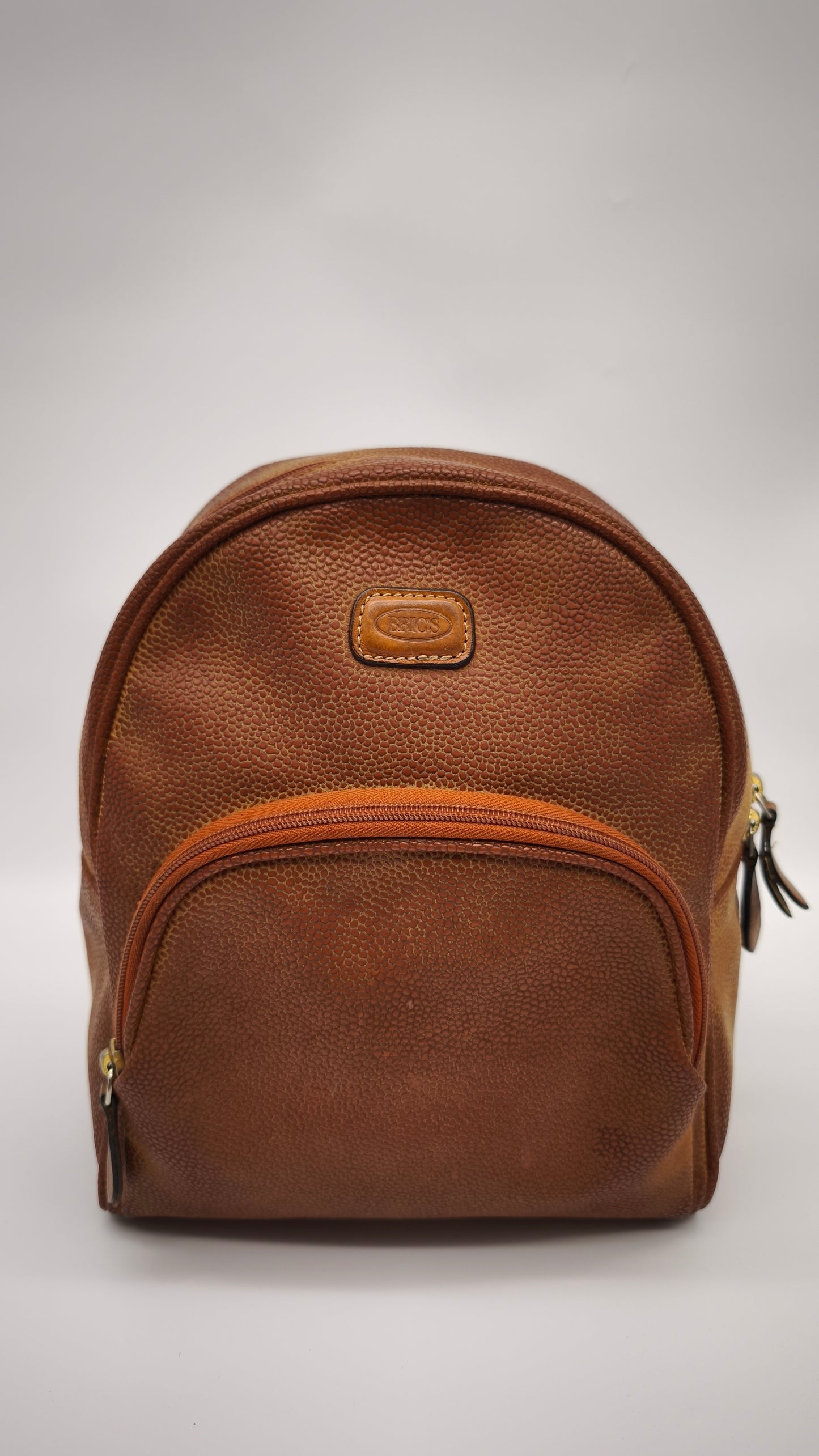 91430 Zainetto Bric's in pelle con interno in tela floreale