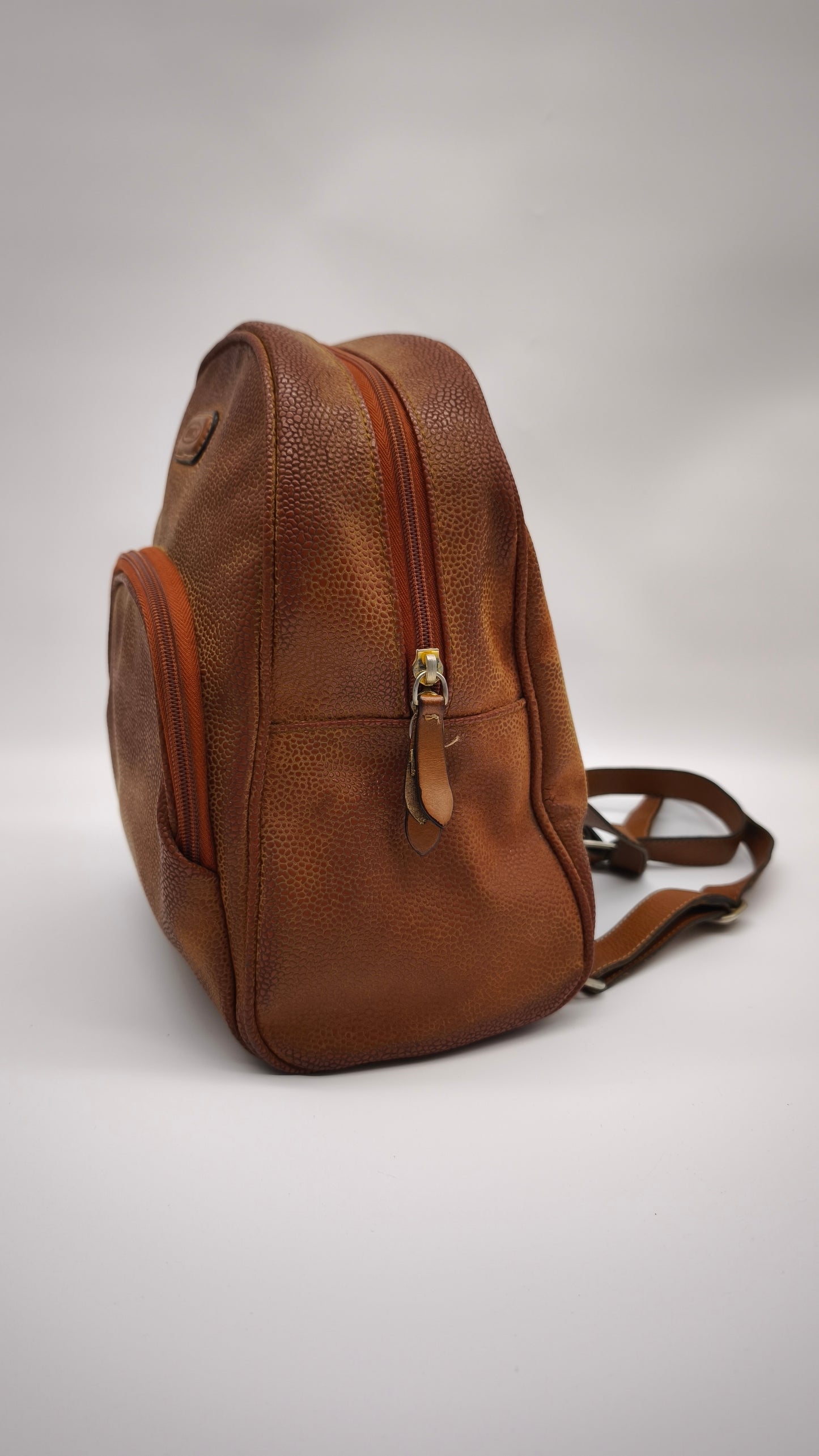 91430 Zainetto Bric's in pelle con interno in tela floreale