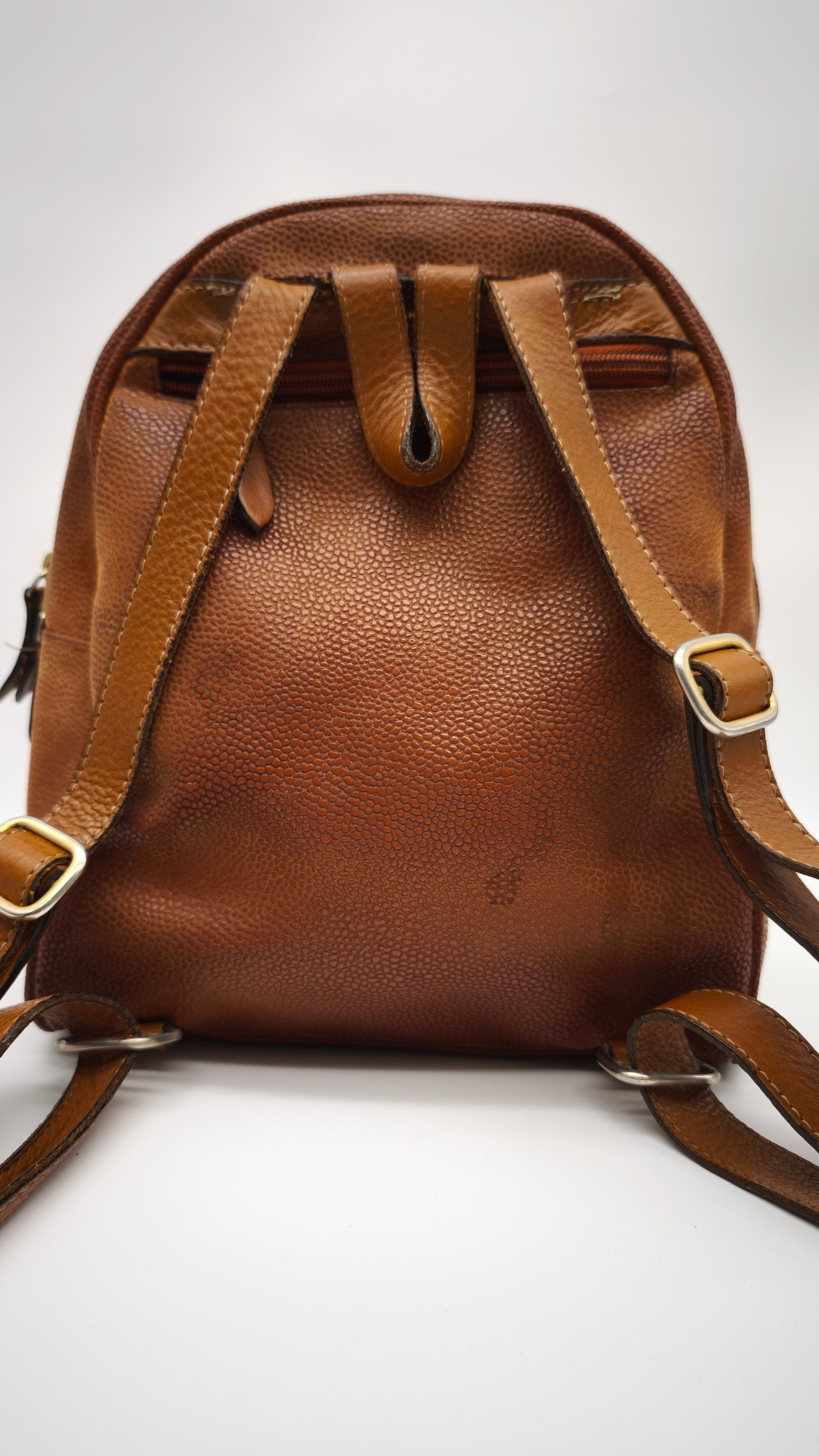 91430 Zainetto Bric's in pelle con interno in tela floreale
