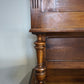 91448 Credenza in legno massello con vetrina