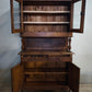91448 Credenza in legno massello con vetrina