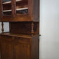 91448 Credenza in legno massello con vetrina