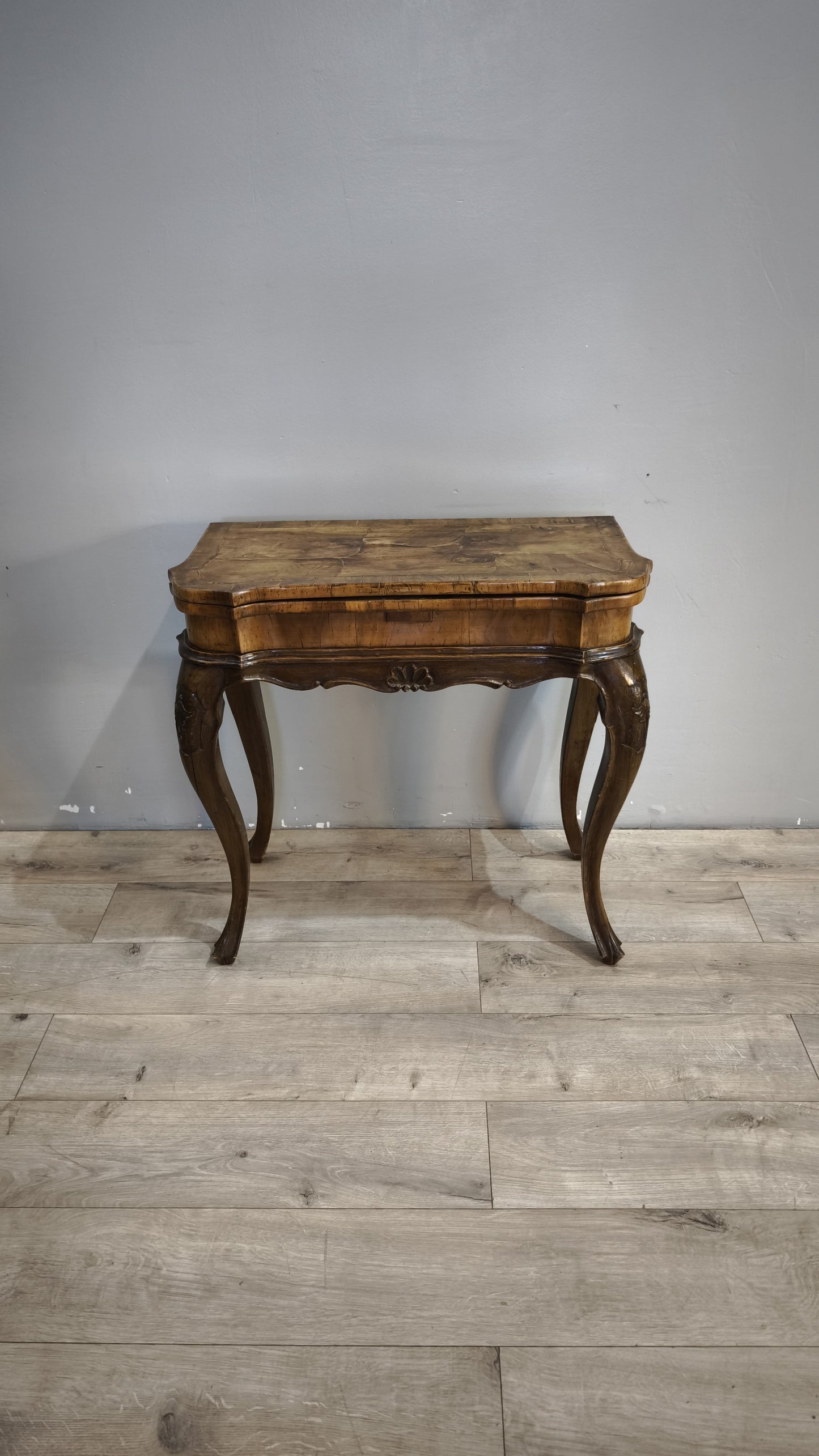 91434 Tavolo da gioco in legno con piano apribile