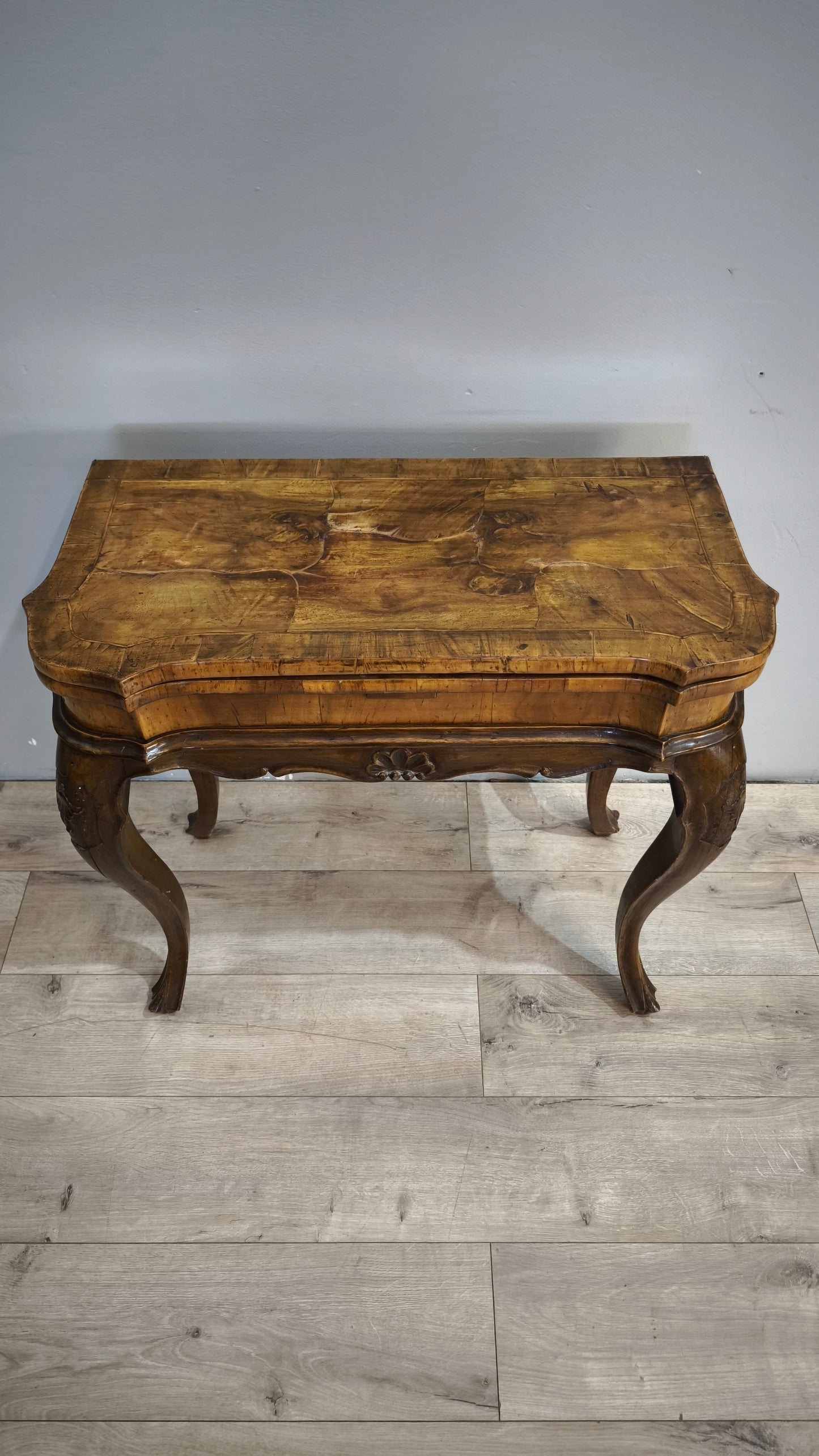 91434 Tavolo da gioco in legno con piano apribile