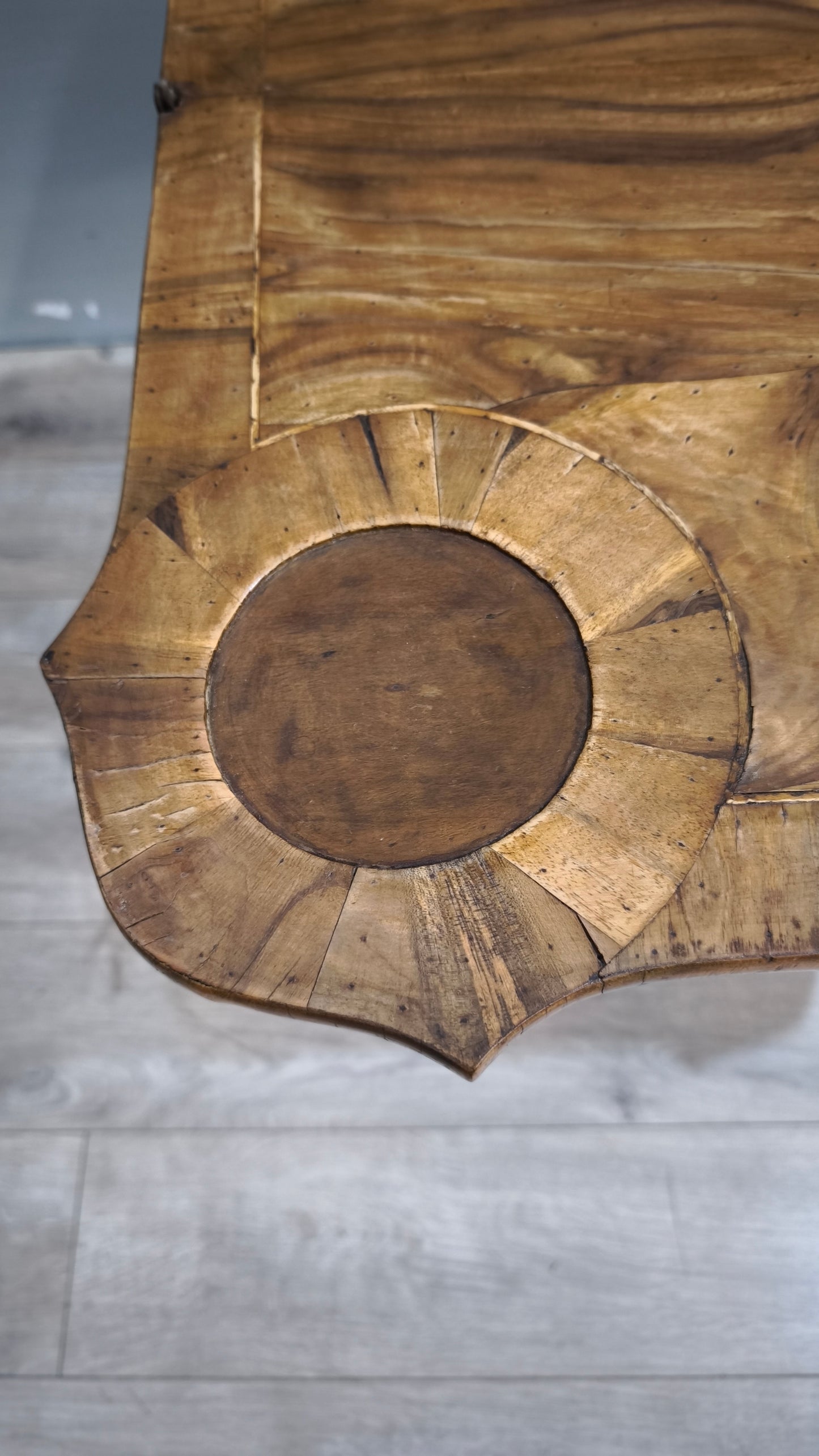 91434 Tavolo da gioco in legno con piano apribile
