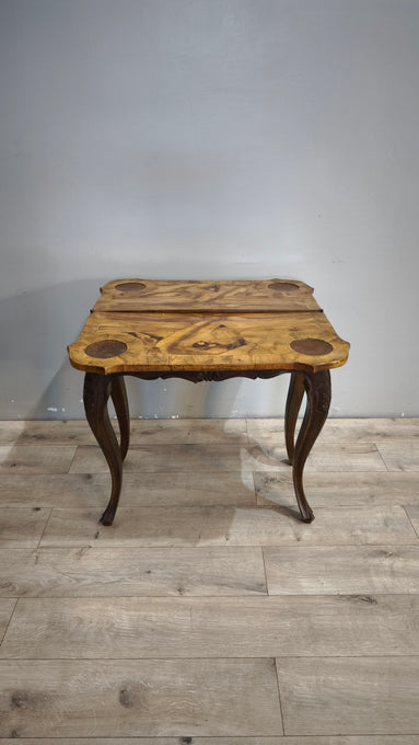 91434 Tavolo da gioco in legno con piano apribile