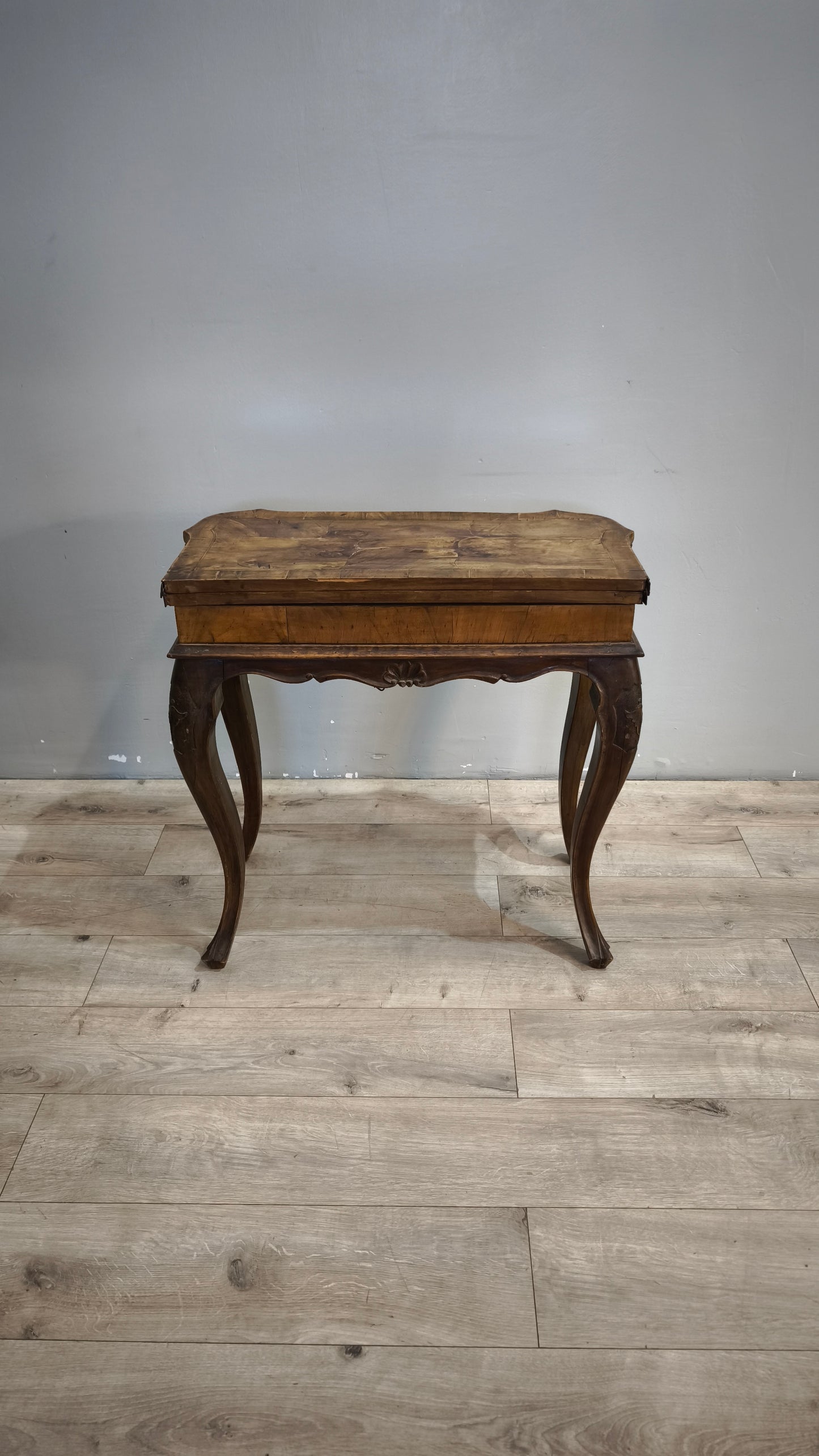 91434 Tavolo da gioco in legno con piano apribile