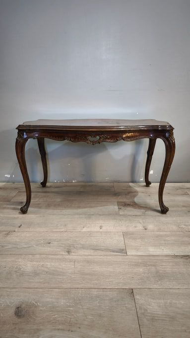 91437 Tavolo da salotto con gambe a sciabola