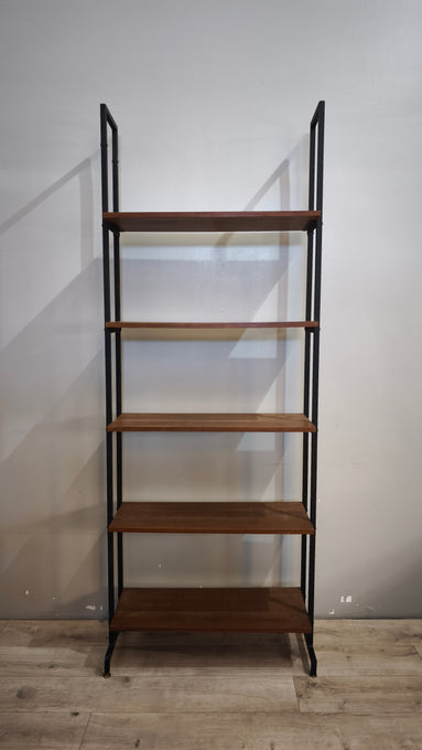 91445 Libreria con laterali in ferro