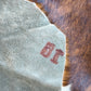 91408-2 Tappeto in vera pelle bovina