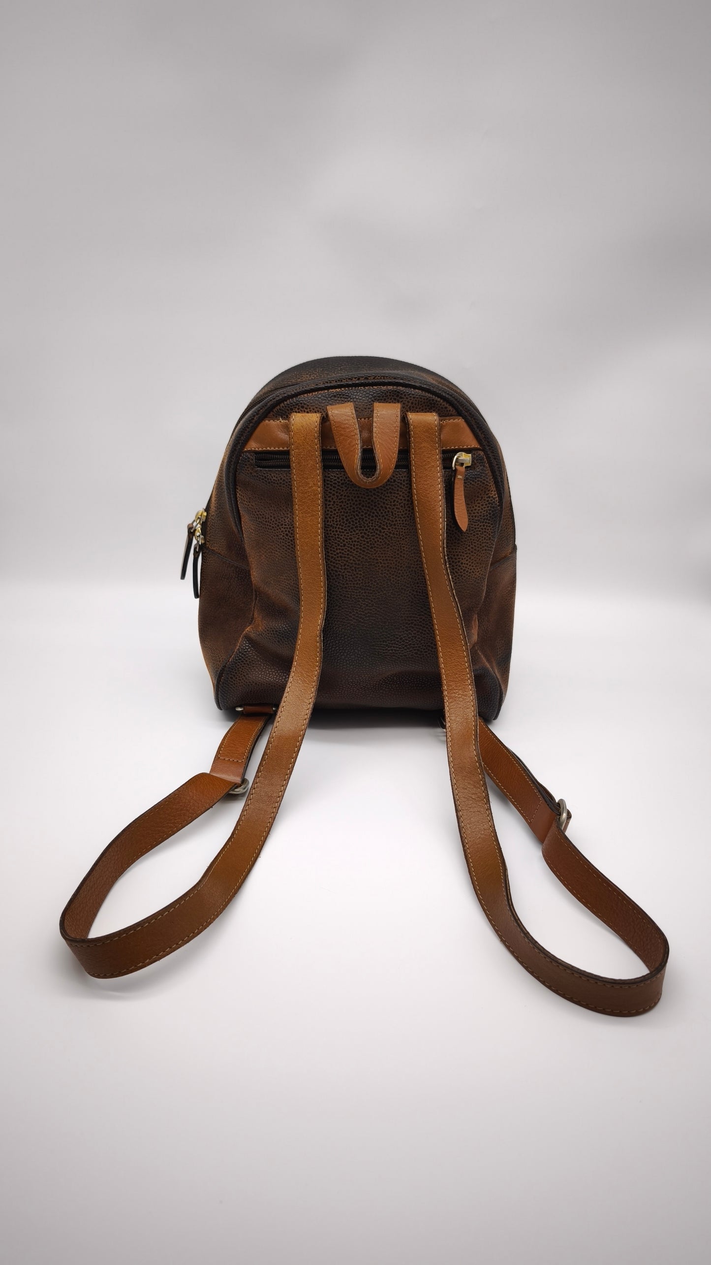 91430 Zainetto Bric's in pelle con interno in tela