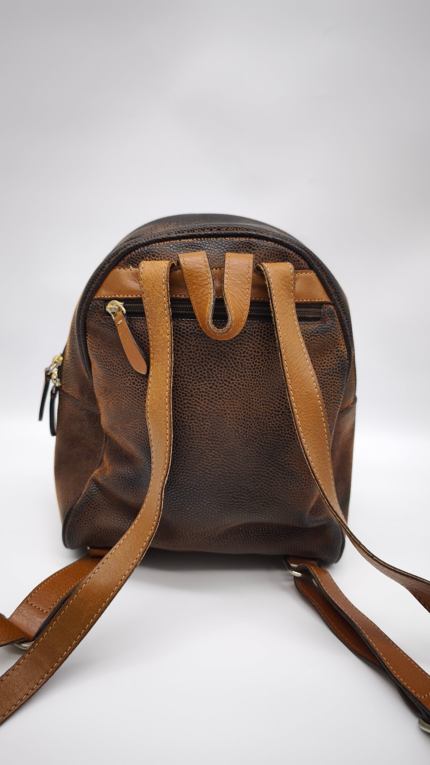 91430 Zainetto Bric's in pelle con interno in tela