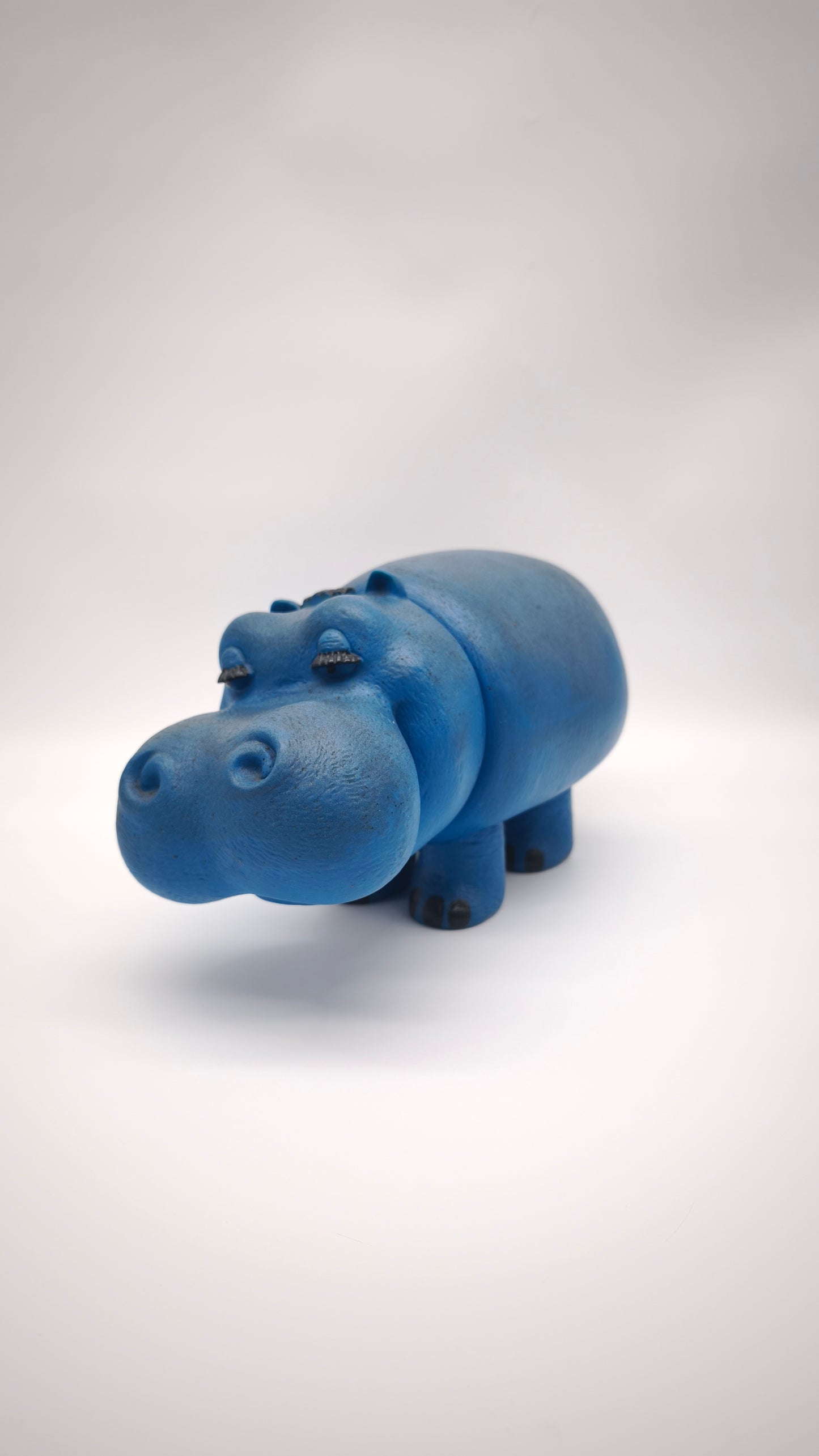 Pupazzo ippopotamo Pippo Lines, design Armando Testa, anni '80-'90