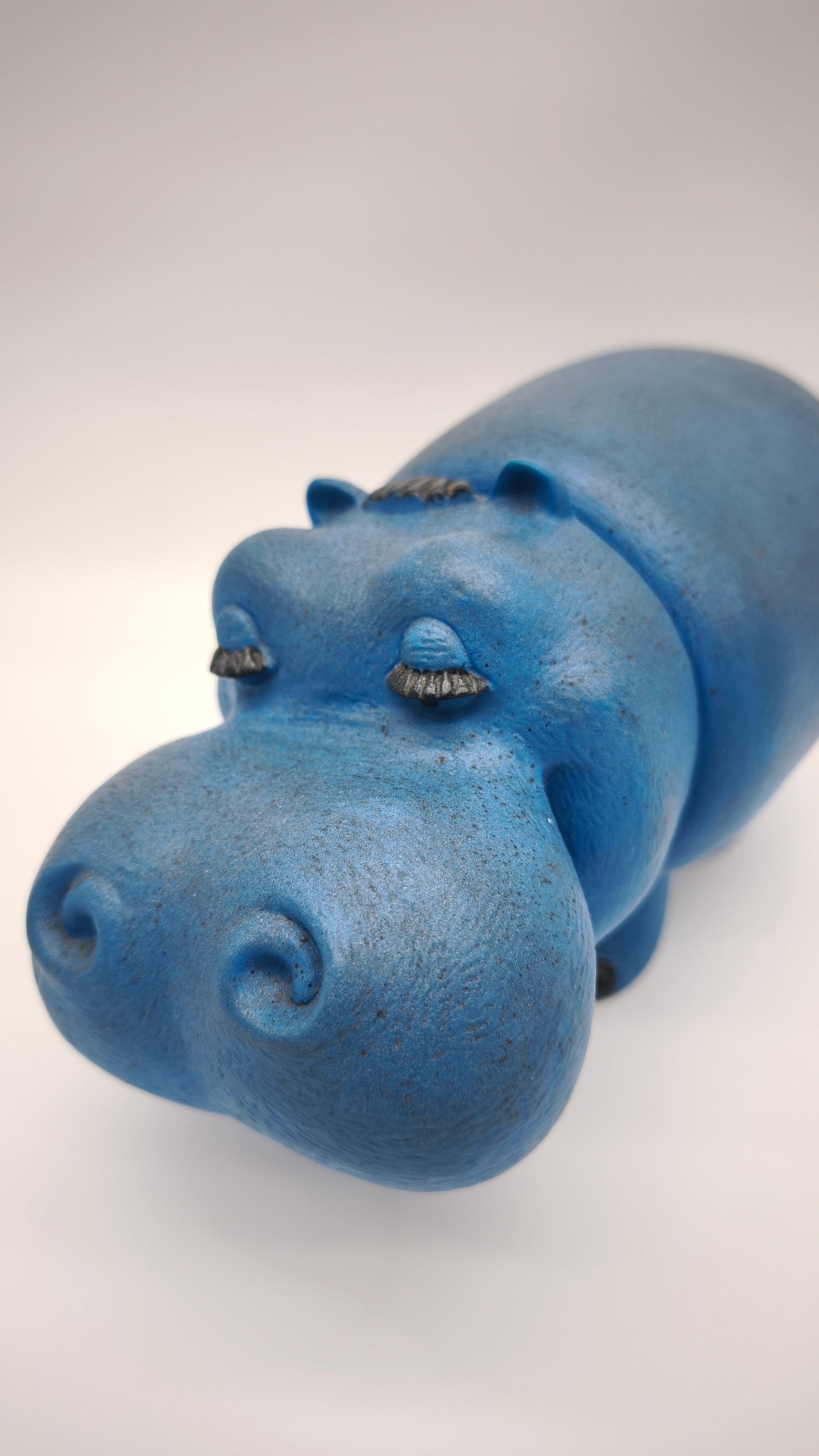 Pupazzo ippopotamo Pippo Lines, design Armando Testa, anni '80-'90