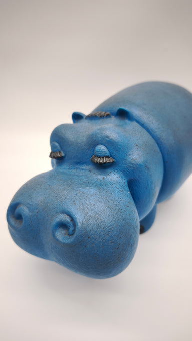 Pupazzo ippopotamo Pippo Lines, design Armando Testa, anni '80-'90