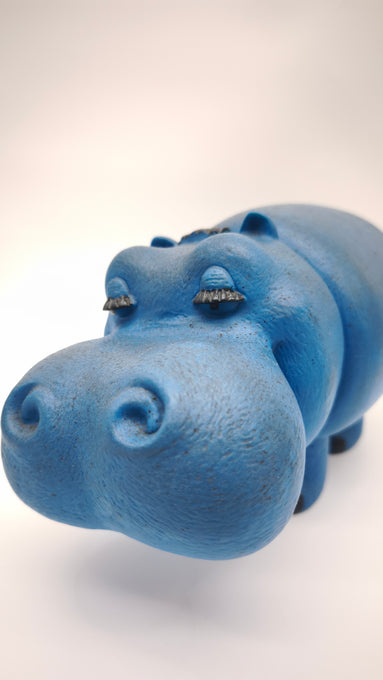 Pupazzo ippopotamo Pippo Lines, design Armando Testa, anni '80-'90