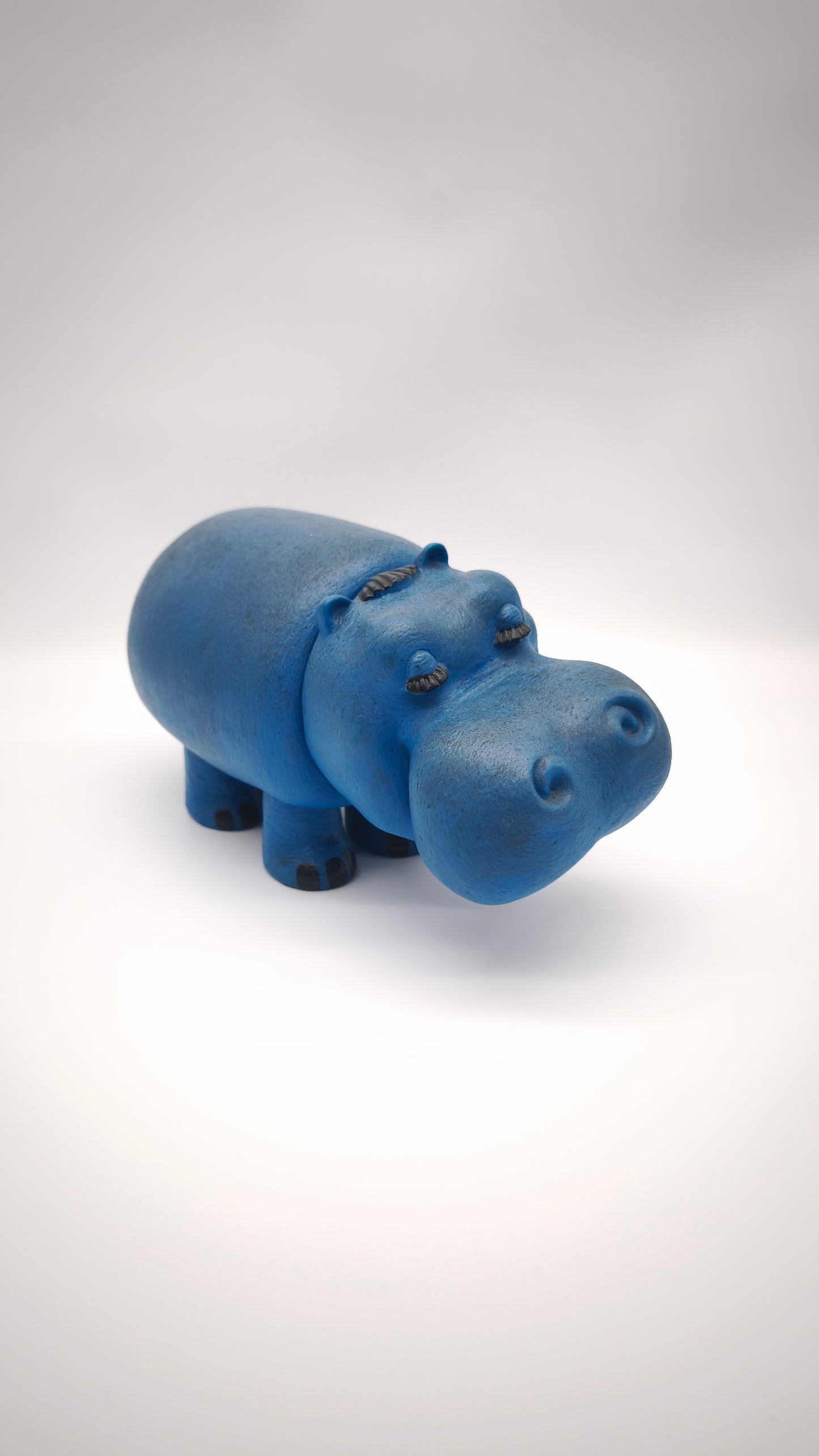 Pupazzo ippopotamo Pippo Lines, design Armando Testa, anni '80-'90