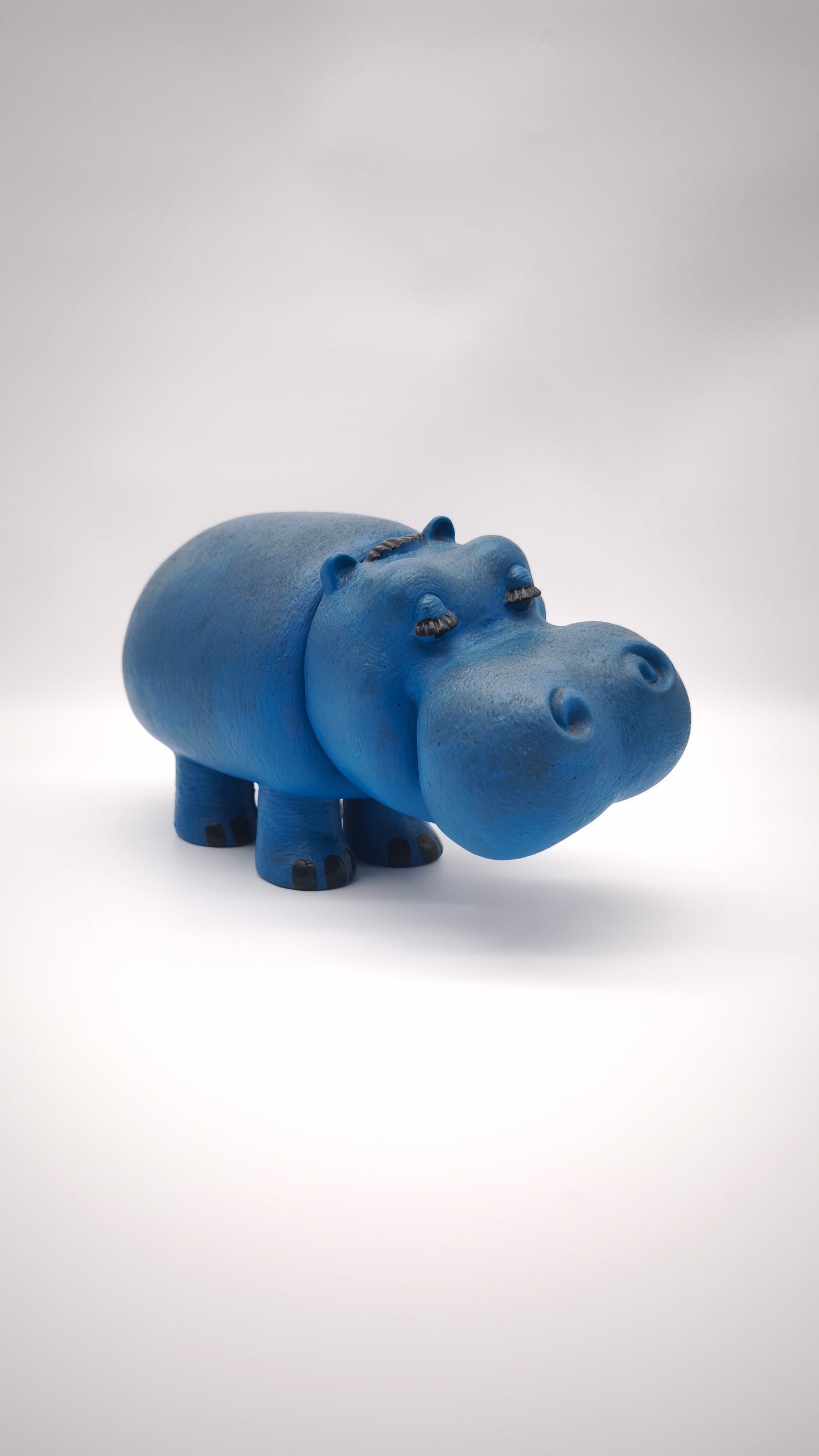Pupazzo ippopotamo Pippo Lines, design Armando Testa, anni '80-'90