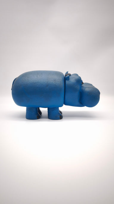 Pupazzo ippopotamo Pippo Lines, design Armando Testa, anni '80-'90