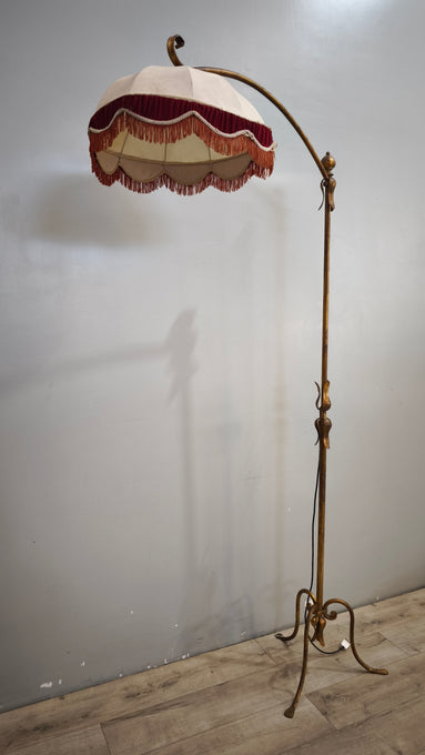 91763 Piantana in metallo dorato