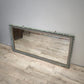 1887 Specchio con cornice rettangolare color argento e verde