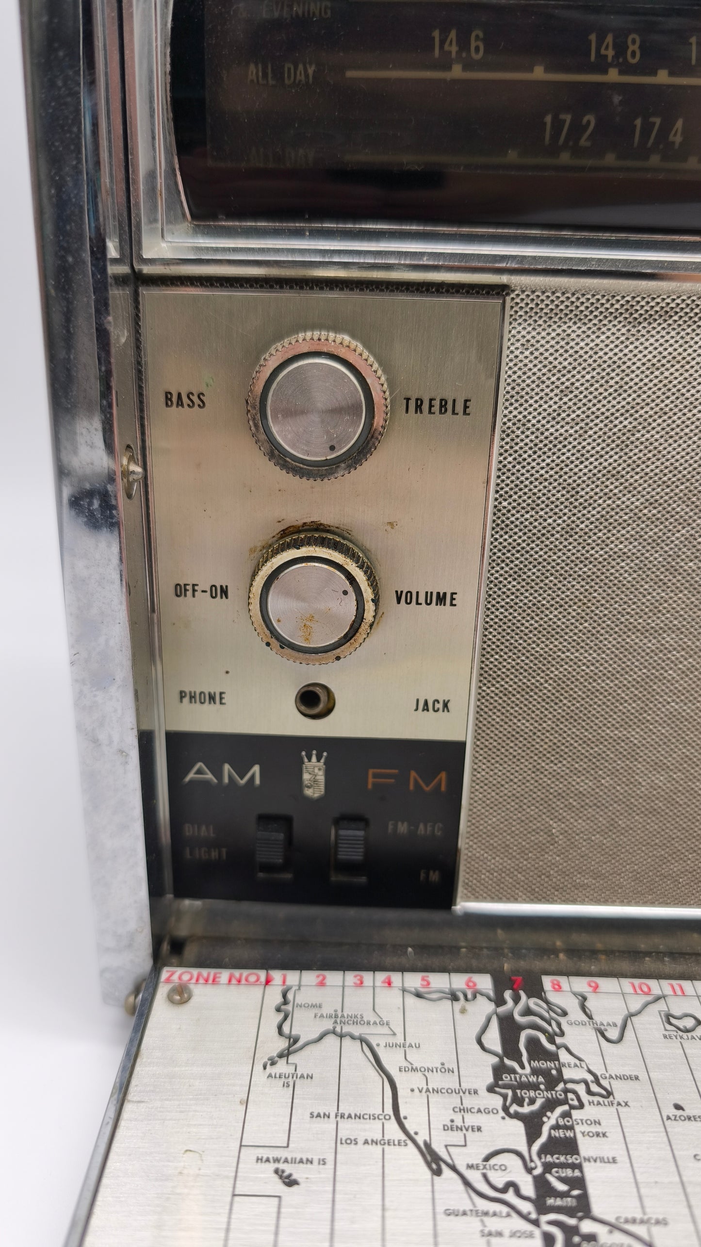 91487 Radio d'epoca Zenit trans-oceanic Royal '3000' Multiband FM-AM