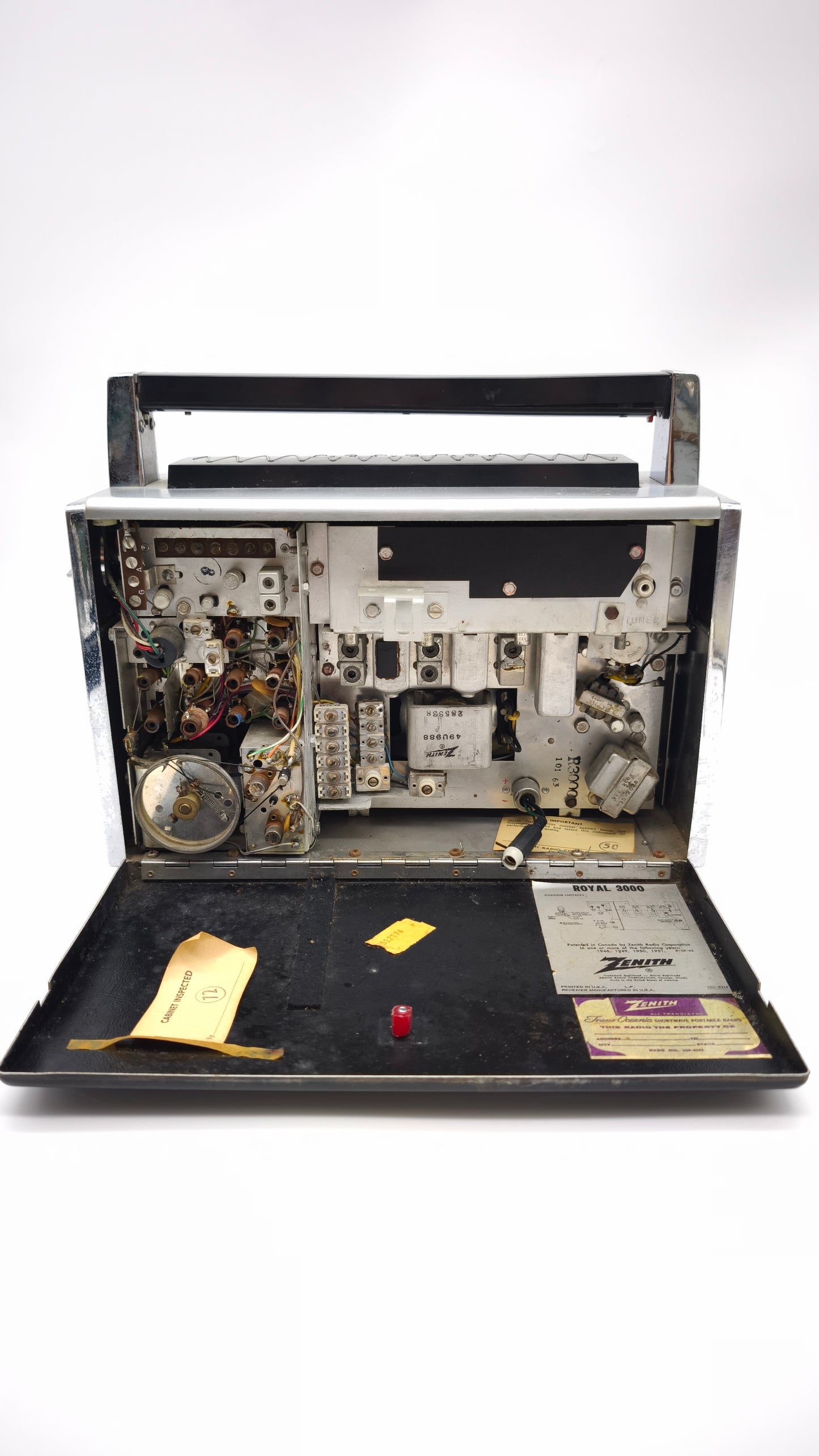 91487 Radio d'epoca Zenit trans-oceanic Royal '3000' Multiband FM-AM