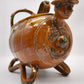 150 Fiasca in terracotta smaltata tirolese