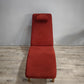 91578 Chaise longue in legno rivestita in alcantara