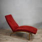 91578 Chaise longue in legno rivestita in alcantara