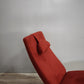 91578 Chaise longue in legno rivestita in alcantara