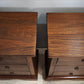 91702 Coppia di comodini in legno con tre cassetti