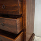 91702 Coppia di comodini in legno con tre cassetti