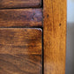 91702 Coppia di comodini in legno con tre cassetti