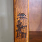 91712 Libreria alta in legno