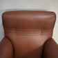 194 Poltrona in pelle marrone