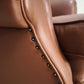 194 Poltrona in pelle marrone