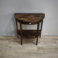 91790 Piccola console in legno con cassetto frontale e ripiano