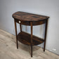 91790 Piccola console in legno con cassetto frontale e ripiano