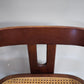 91802 Poltroncina in legno con seduta in paglia di Vienna