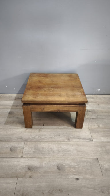 91838 Tavolino da salotto in legno con piano quadrato