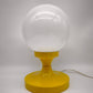 203 Lampada da tavolo Space Age con base gialla