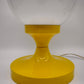 203 Lampada da tavolo Space Age con base gialla