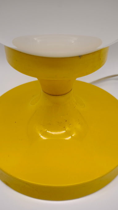 203 Lampada da tavolo Space Age con base gialla