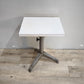 91809 Tavolino con base in ferro e piano in formica regolabile