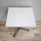 91809 Tavolino con base in ferro e piano in formica regolabile